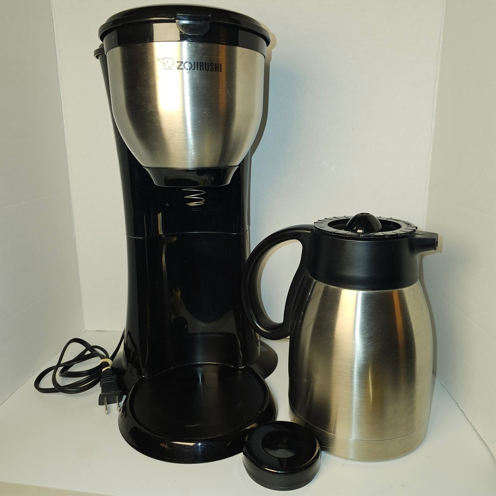 Zojirushi Fresh Brew Thermal Carafe Coffee Maker Black Stainless Steel EC-BD15